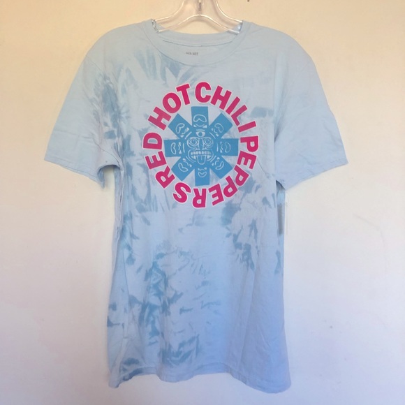 Red Hot Chili Peppers RHCP  Tie Dye Rock Official Band  Tee - Picture 1 of 4